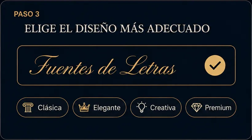 Elegir la mejor versión de letras para bio nickname o publicación