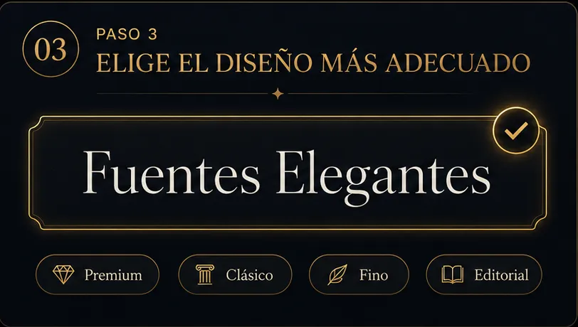 Copiar fuente elegante