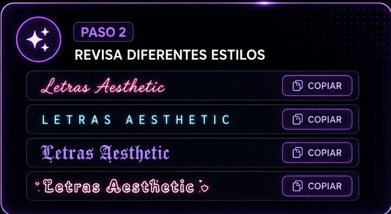 Elegir estilo aesthetic favorito