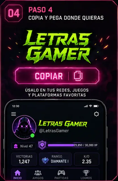 Pegar nickname en Free Fire