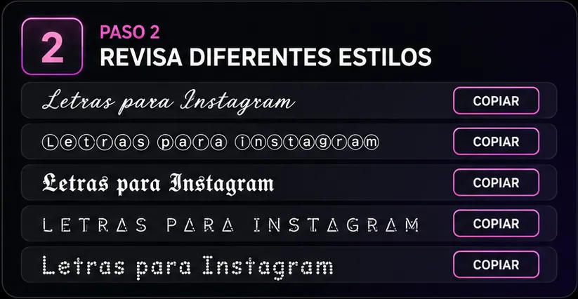 Explorar letras bonitas aesthetic para Instagram