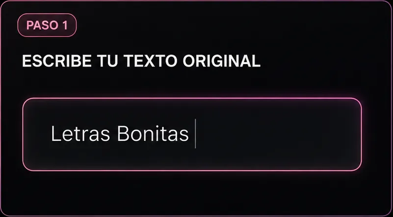 Escribe texto