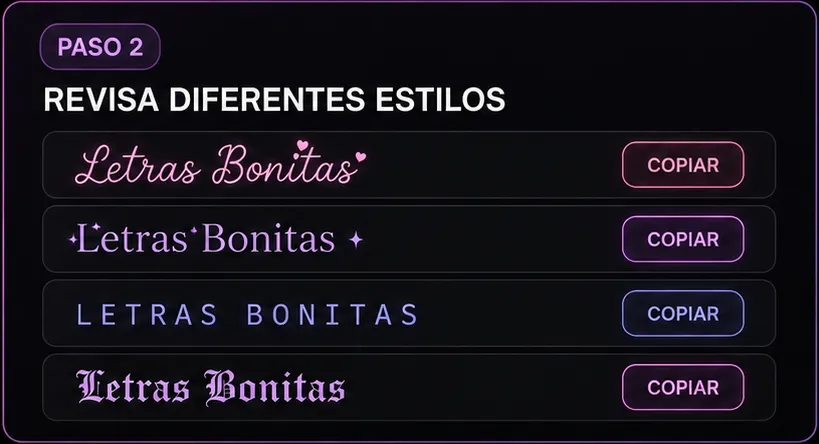 Elige estilo
