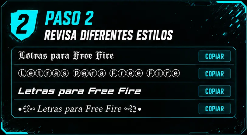 Explorar estilos de letras bonitas gamer para copiar y pegar