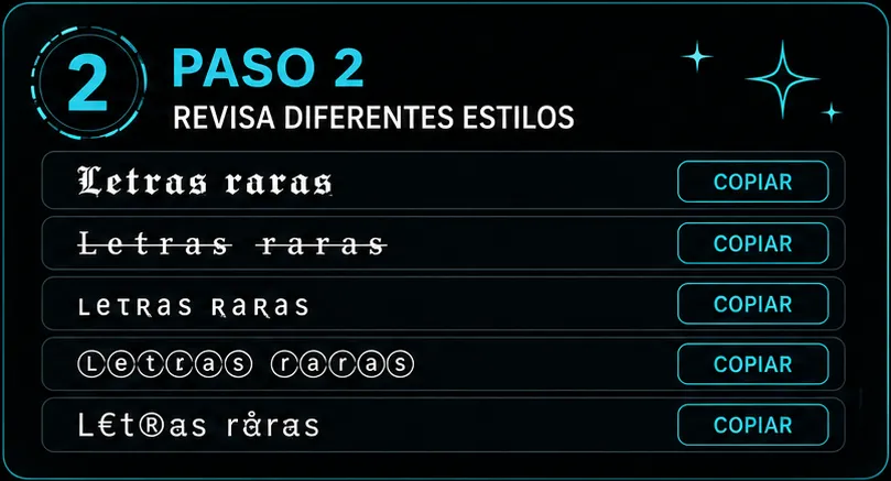 Explorar estilos únicos de letras raras aesthetic y futuristas